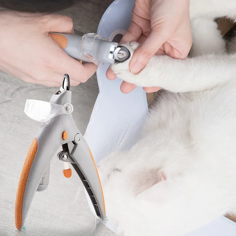 LED Light Nail Trimmer Grooming Tools for Pets