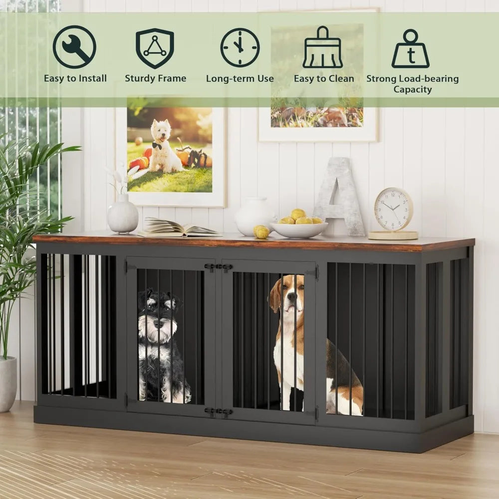 Double Dogs Large Crate Furniture