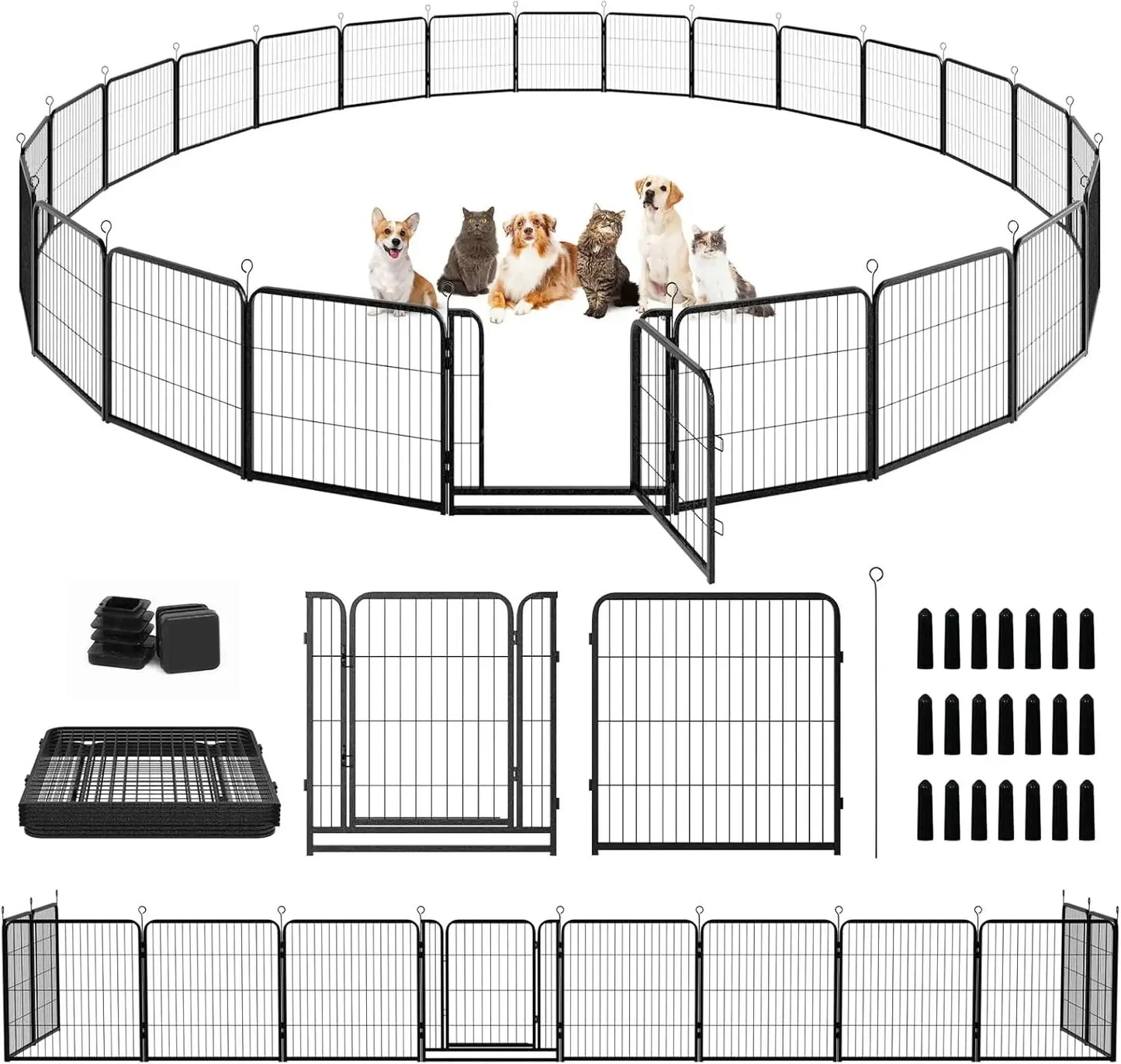 Portable RV Campground with Gates