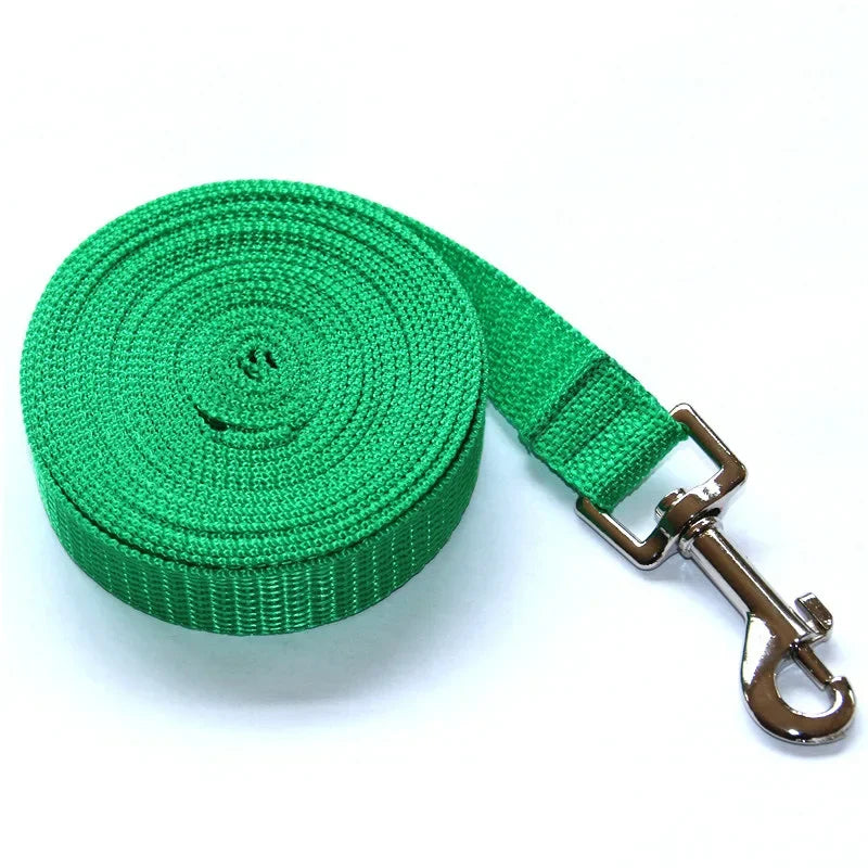 Nylon leash for dogs, puppy training lead rope