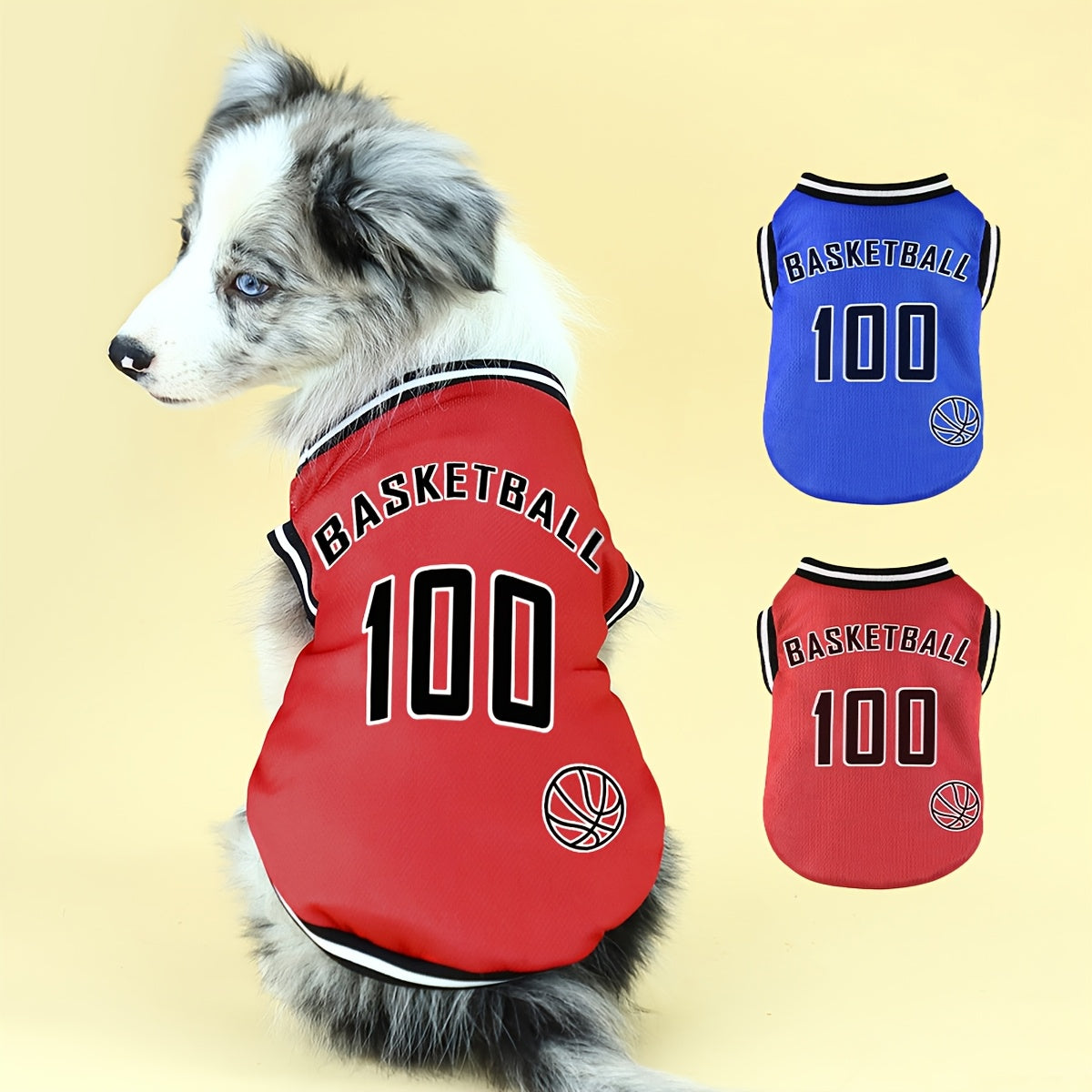 Shirt Dog Basketball Pet Vest