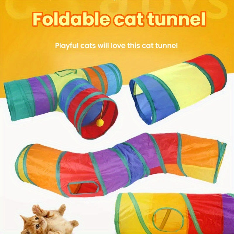 Dogs & Cats Foldable Play Tunnel