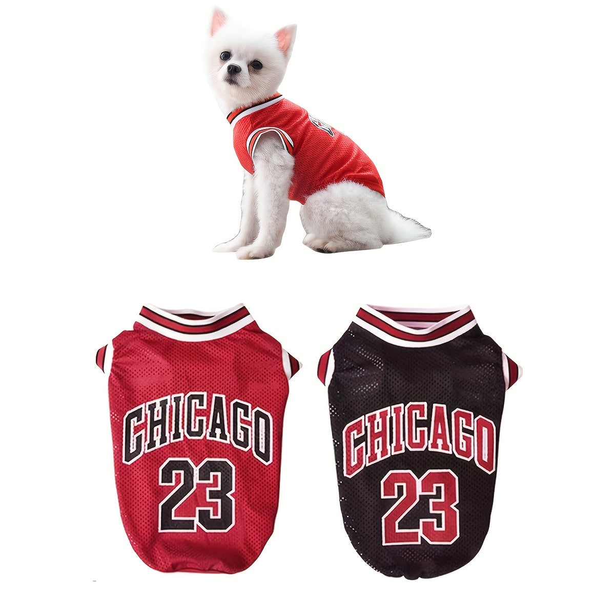 Basketball Jersey Dog Vests