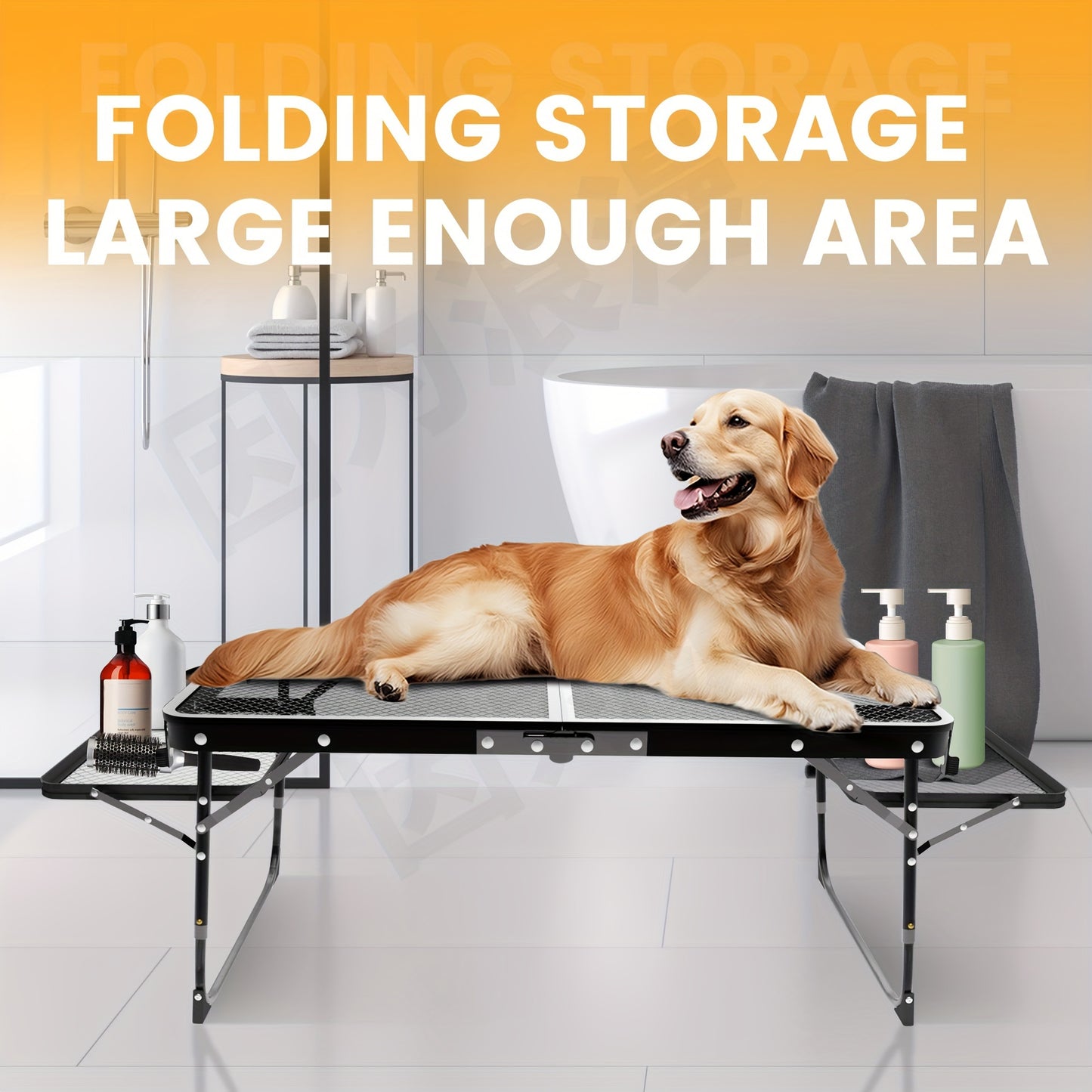 27 Inch Folding Grooming Table