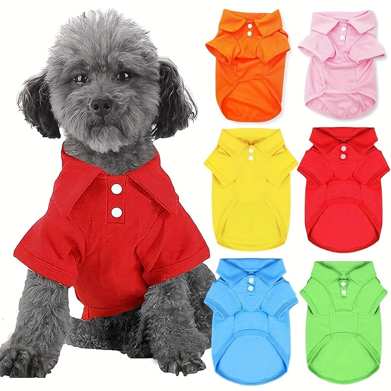 Collared Polo T-Shirts For Dogs
