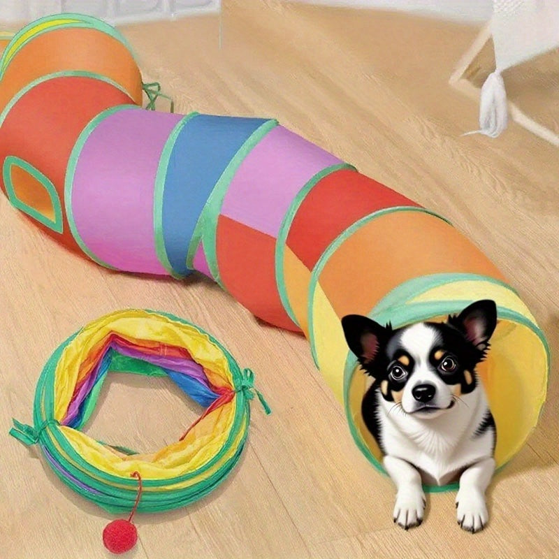 Dogs & Cats Foldable Play Tunnel