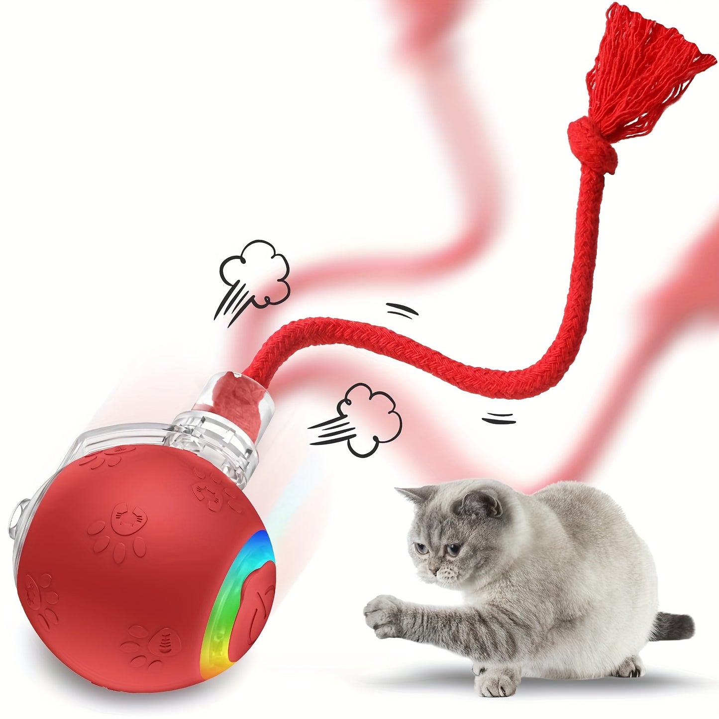 Bird Chirping Activated Cat Ball