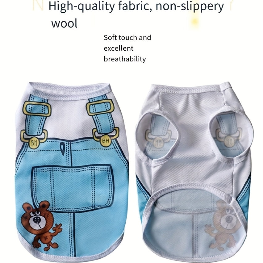 Pet Vest T - Shirts Cartoon Design