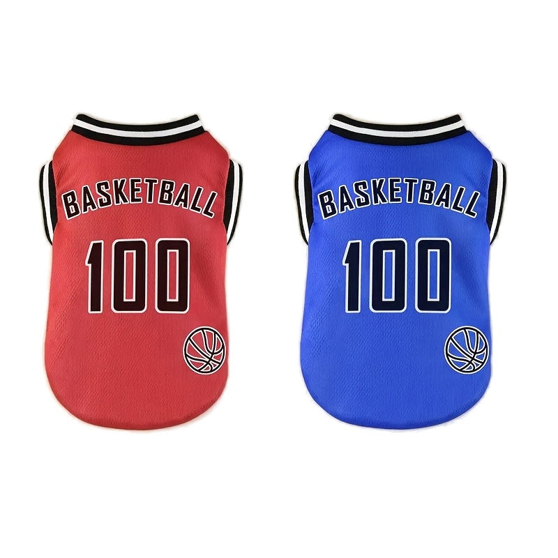 Shirt Dog Basketball Pet Vest