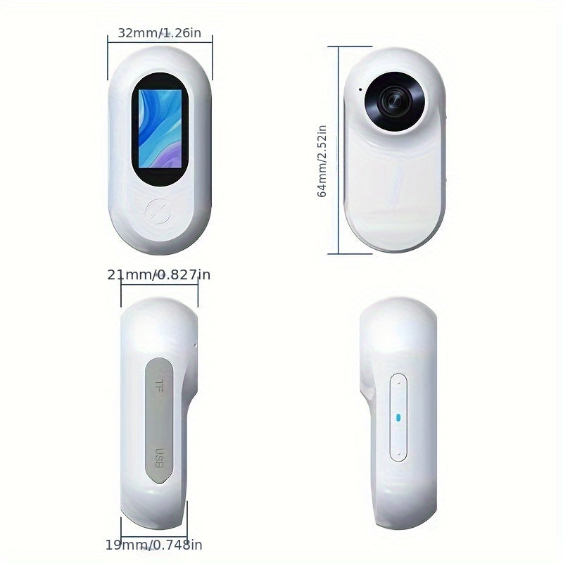 Adjustable USB Rechargeable Pet Camera Collar - 1080P HD,