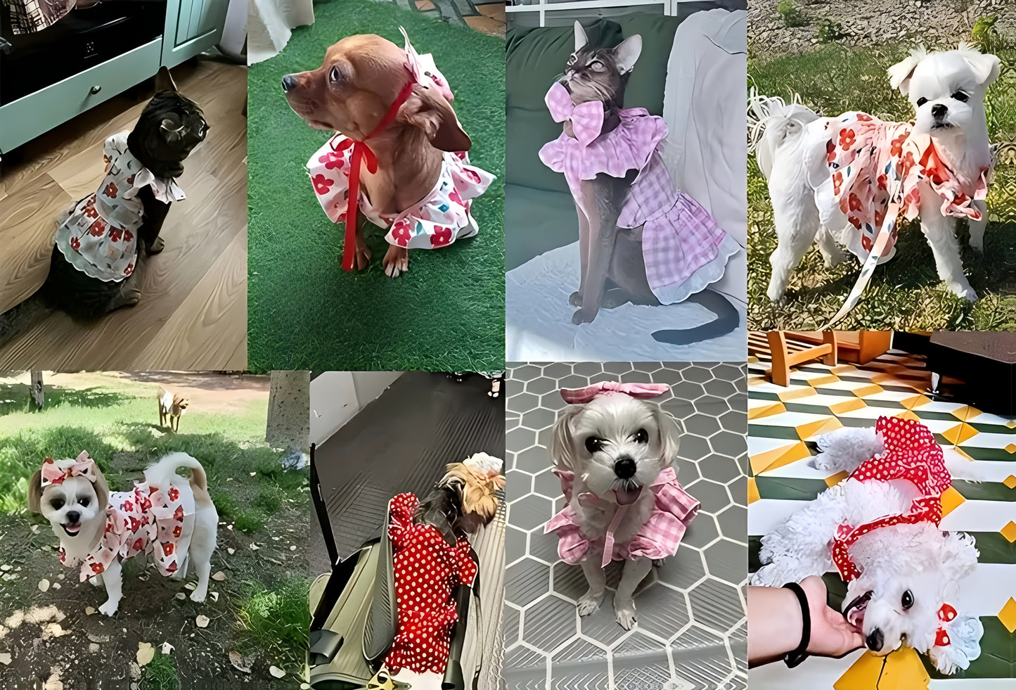 Princess Dress with Bow Hair Accessory
