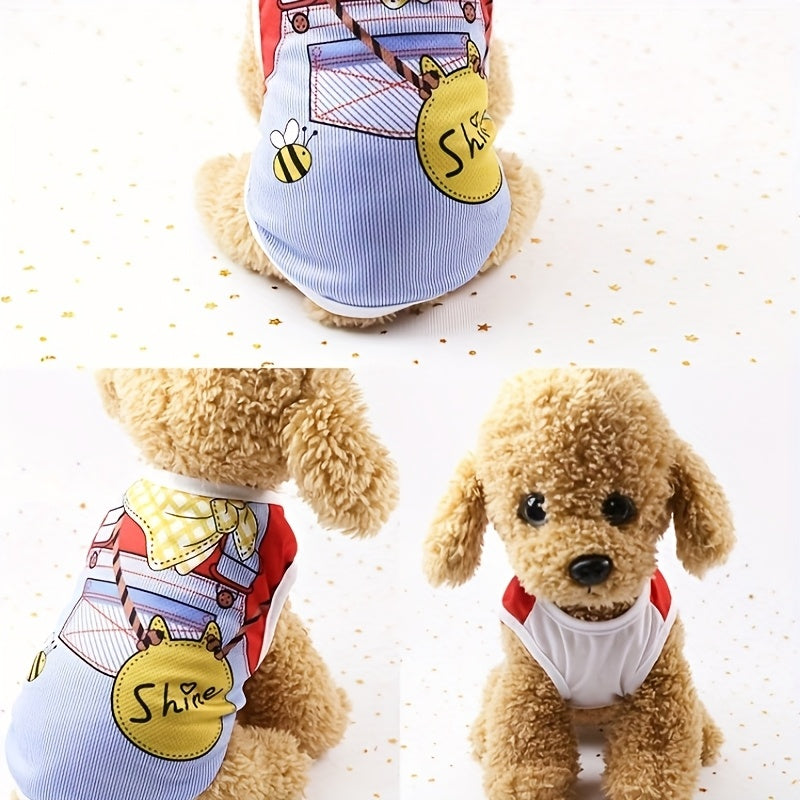 Pet Vest T - Shirts Cartoon Design