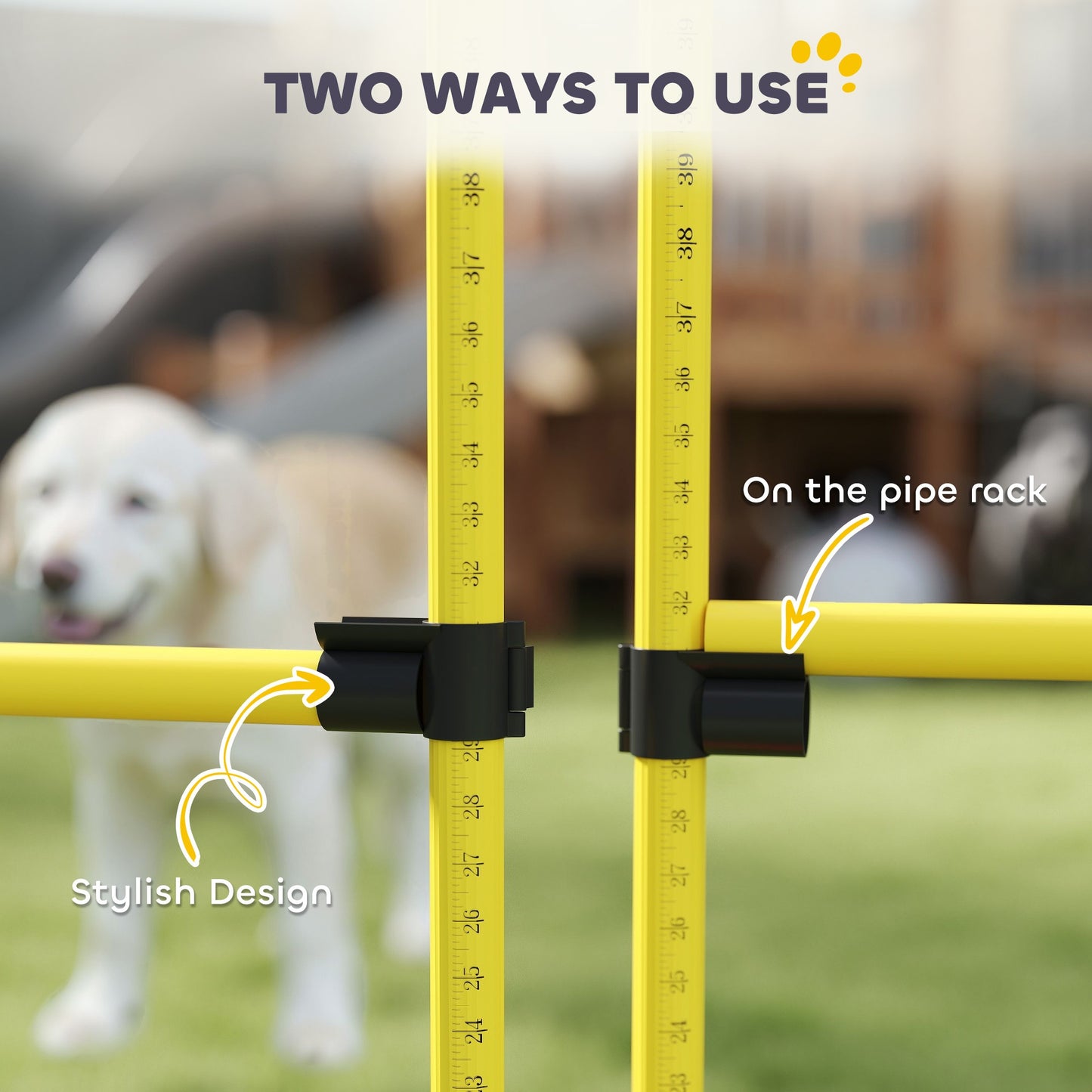 Dog Agility Jump Course w Bag