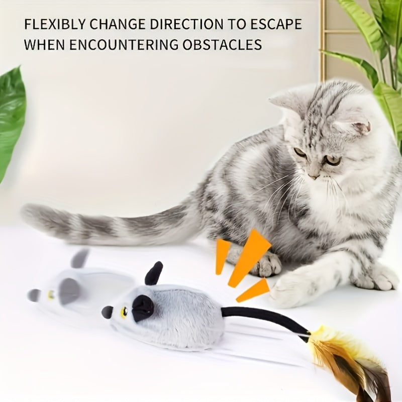 USB Interactive Plush Cat Toy