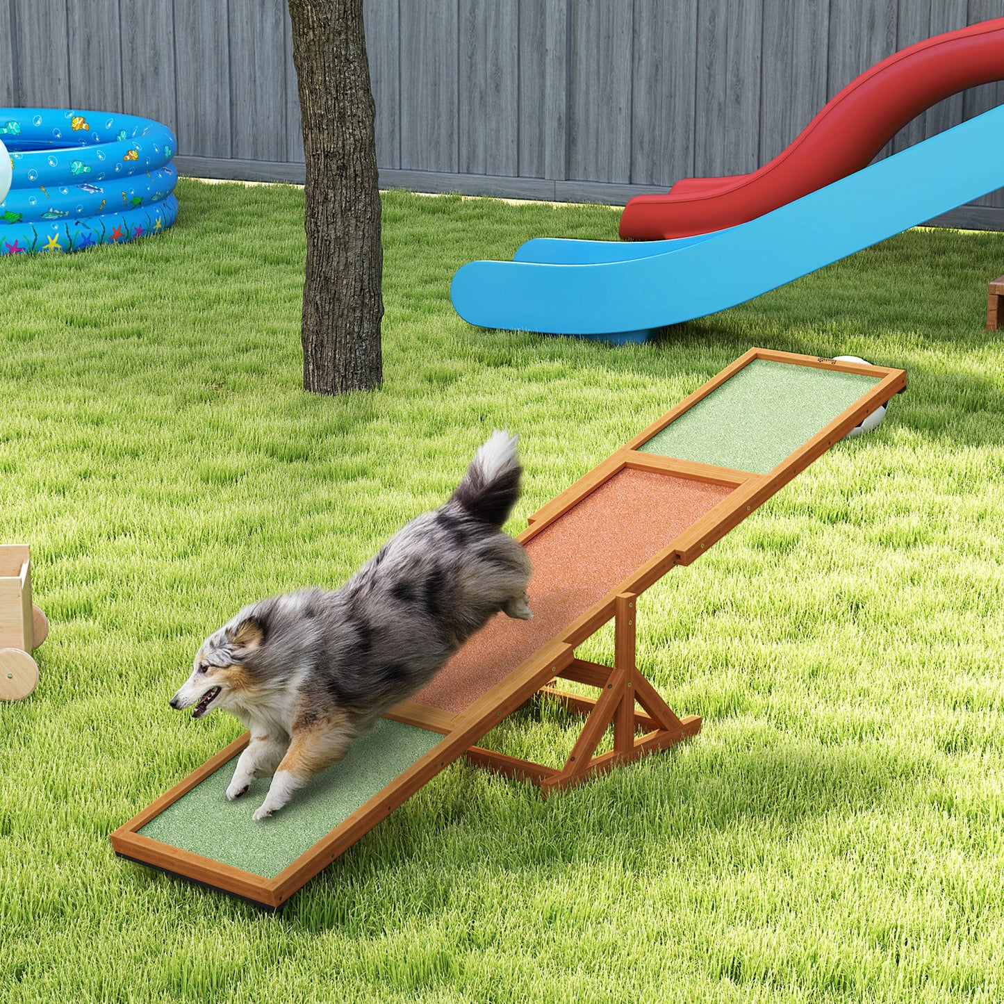 Dog Playground Equipment with Non-slip Surface