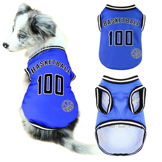 Shirt Dog Basketball Pet Vest