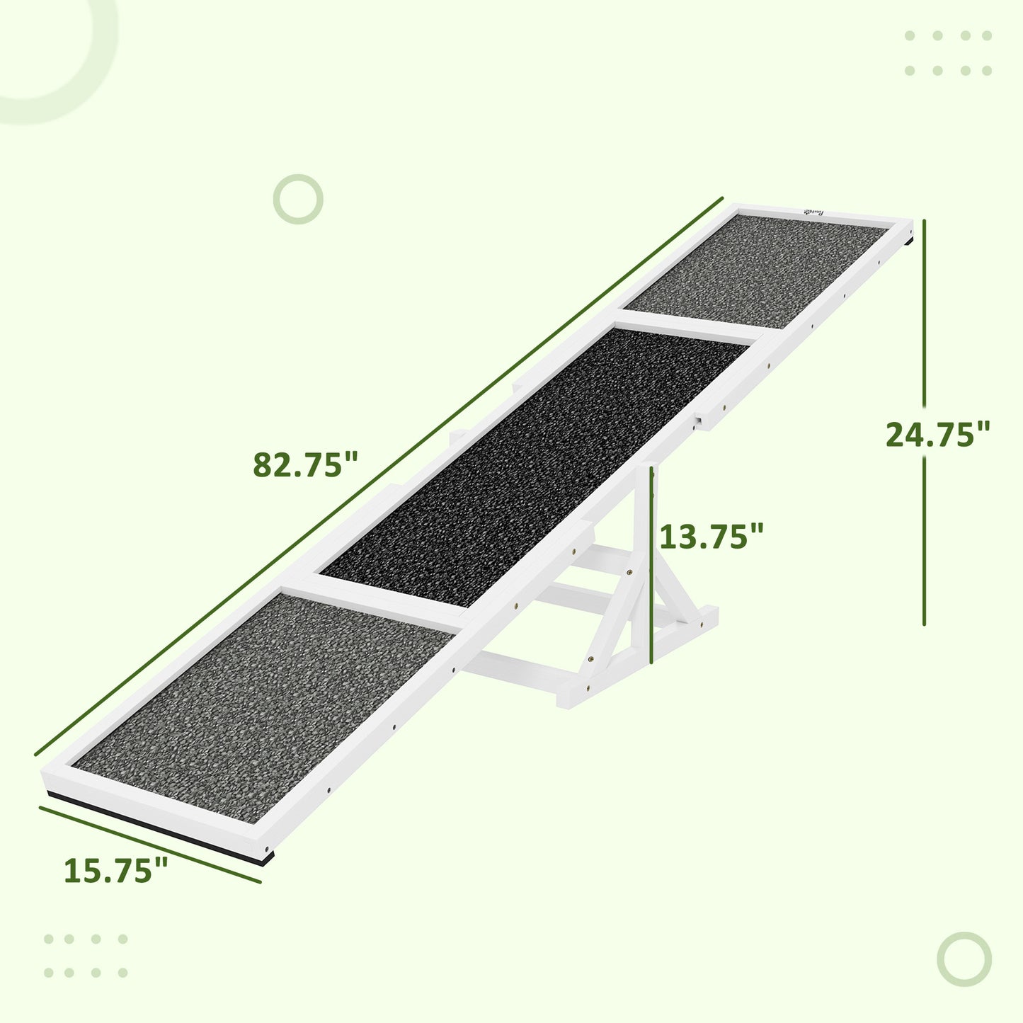 Dog Playground Equipment with Non-slip Surface