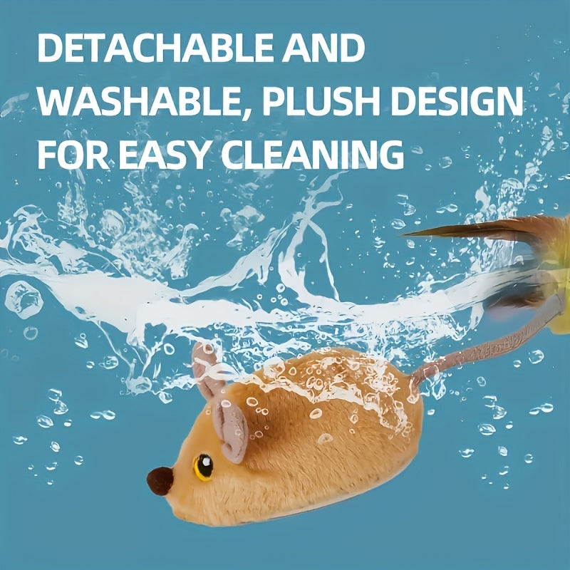 USB Interactive Plush Cat Toy