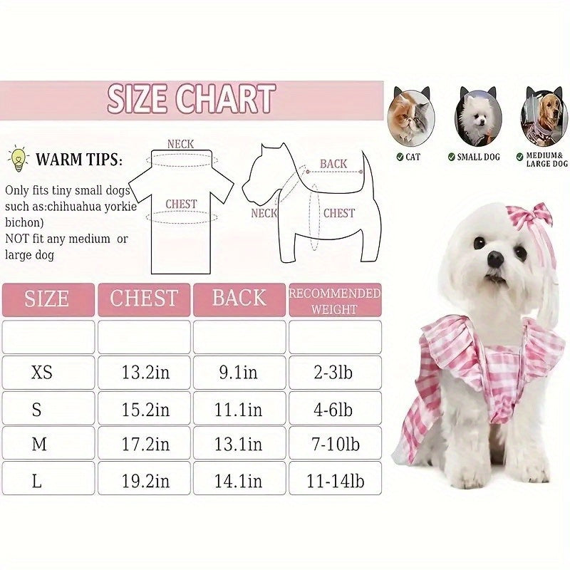 Princess Dress with Bow Hair Accessory