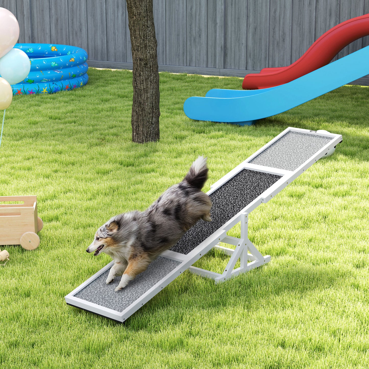 Dog Playground Equipment with Non-slip Surface