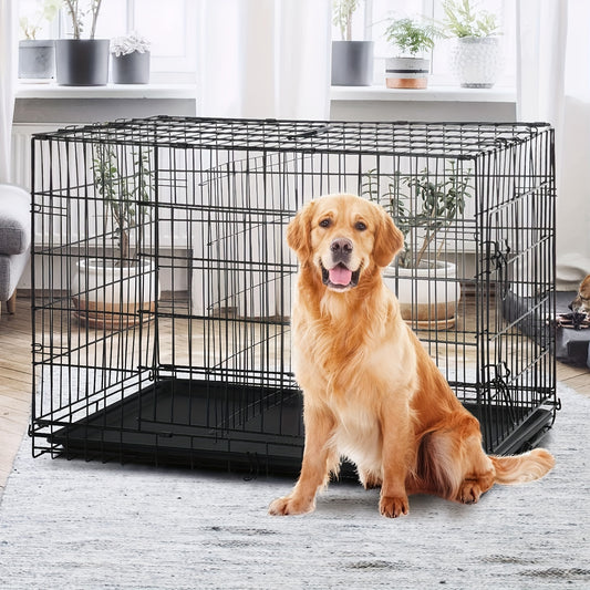 Double Door Folding Metal Crate
