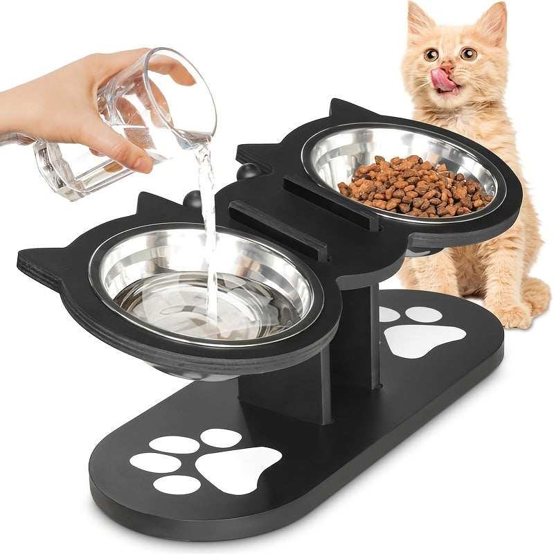 2/3 Adj. Stainless Steel Raised Bowl