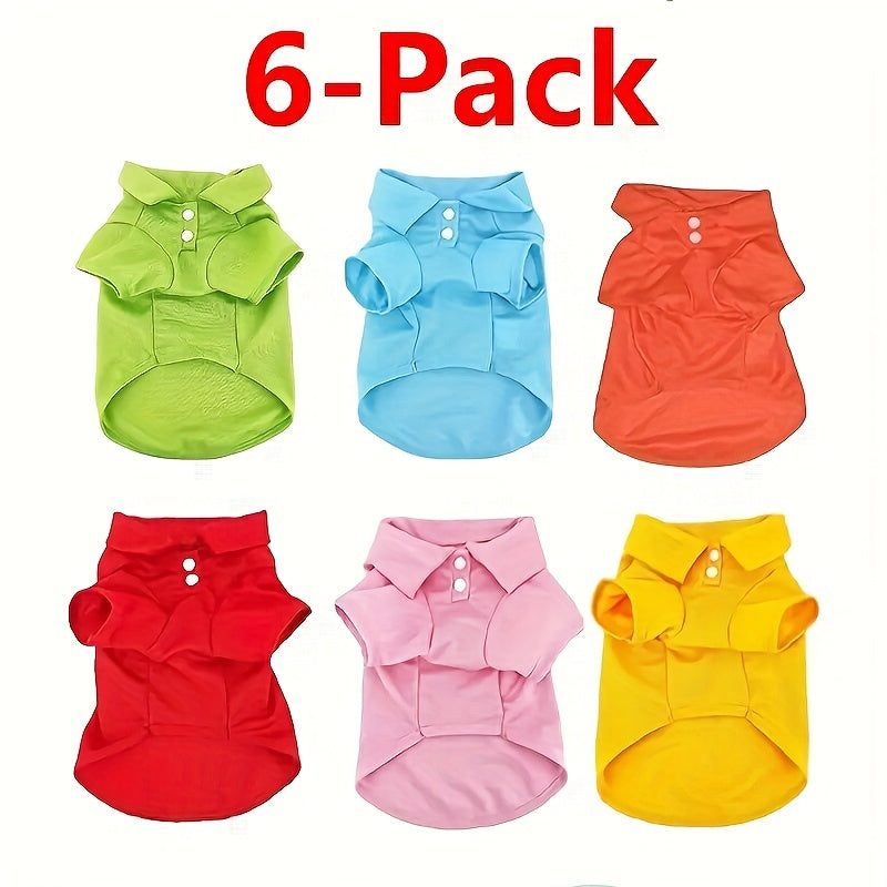 Collar Polo T-shirt For Dogs