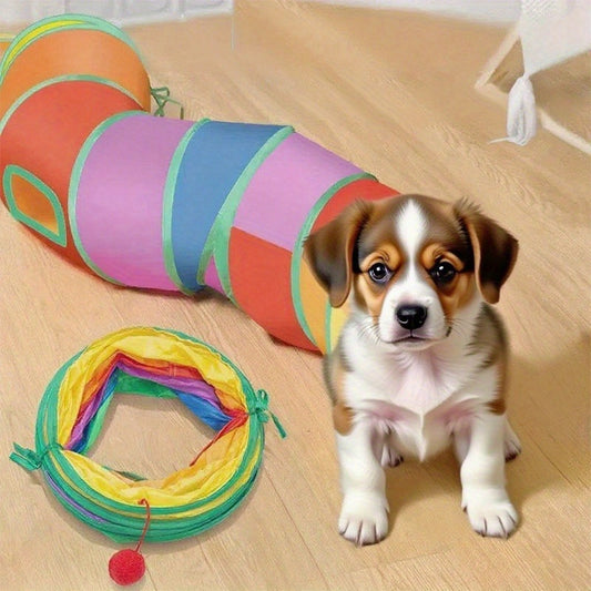 Dogs & Cats Foldable Play Tunnel