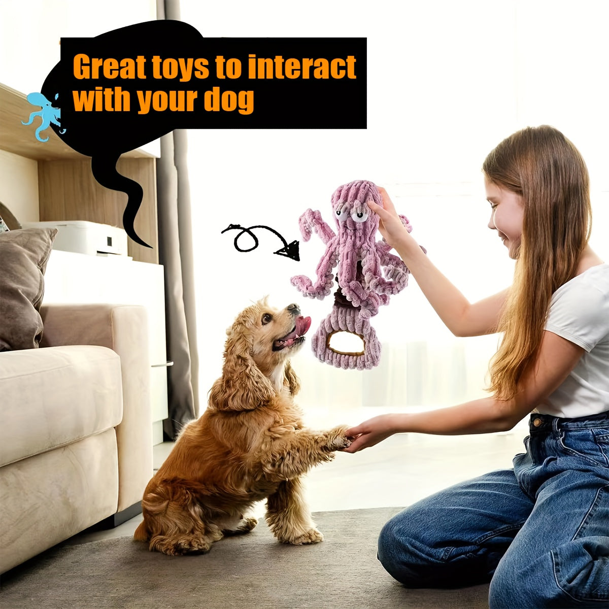Interactive Tug Of War Toy