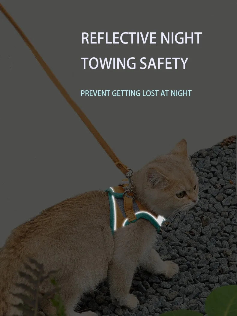 Night Fluoresce Universal Chest Harness/Leash