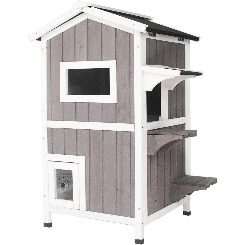 Kitty Outdoor Enclosure with Escape Door