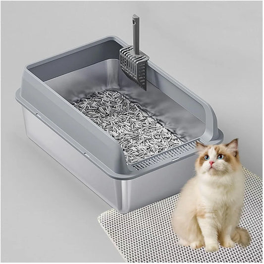 Litter Box & Anti-Leakage Enclosure