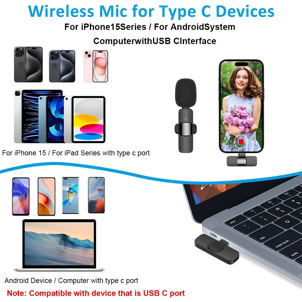 Microphone Wireless Audio Recording
