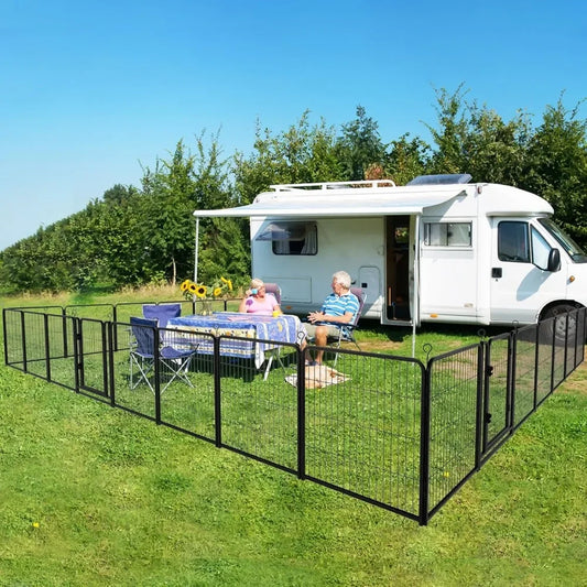 Portable RV Campground with Gates