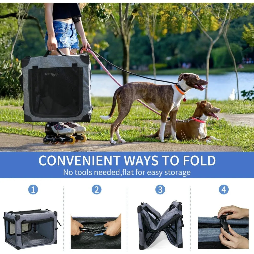 24" Soft Collapsible Dog Crate