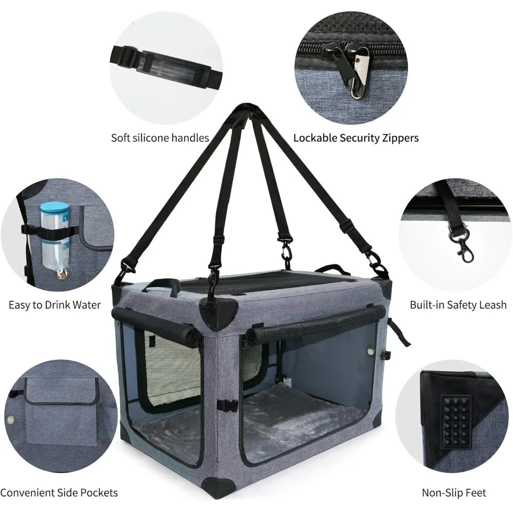 24" Soft Collapsible Dog Crate