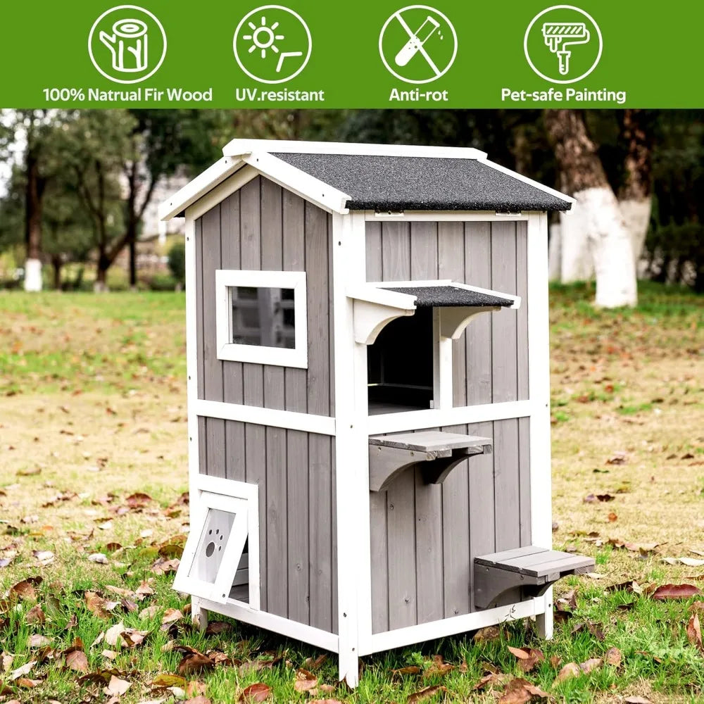 Kitty Outdoor Enclosure with Escape Door