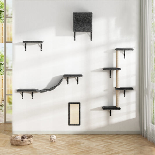 Cat Tree Furniture with Scratching Board