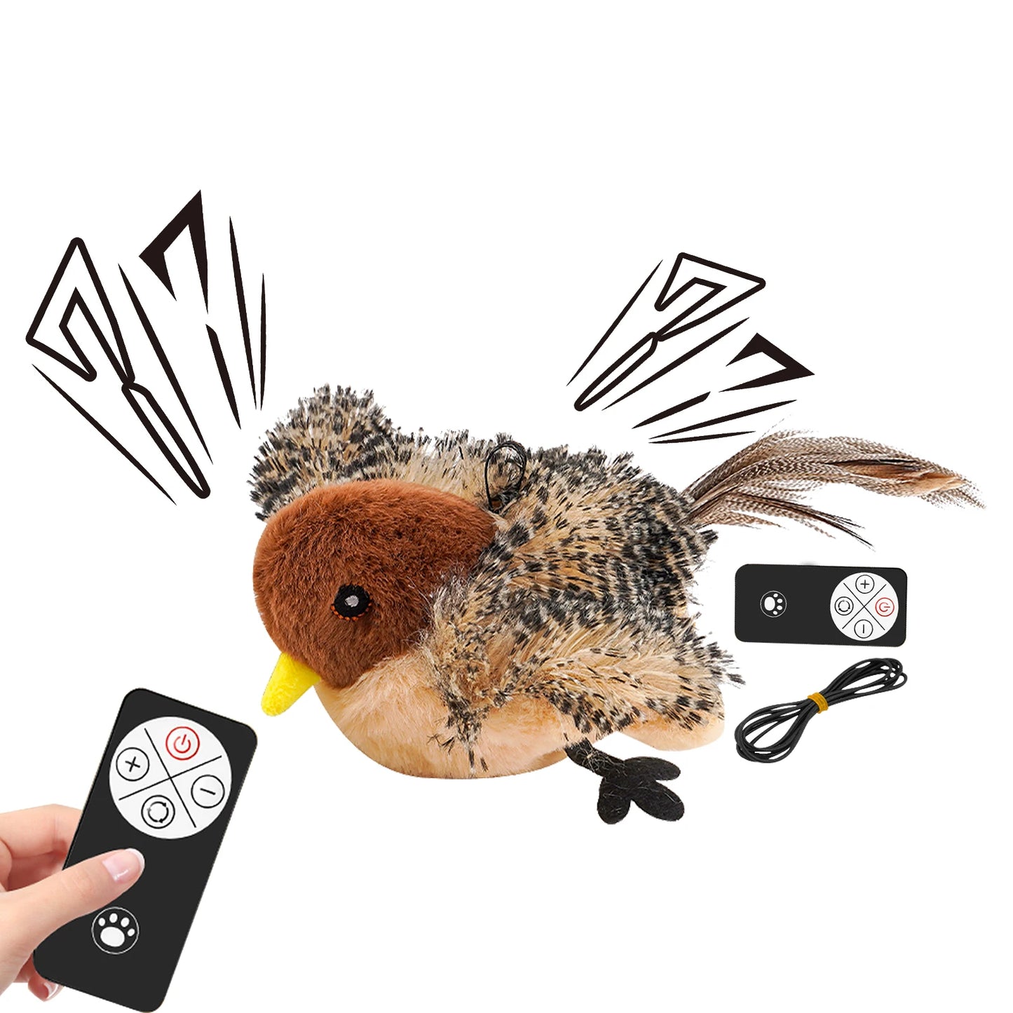 Remote Control Simulated Chirping Bird