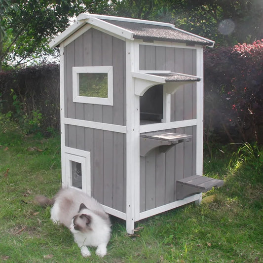 Kitty Outdoor Enclosure with Escape Door