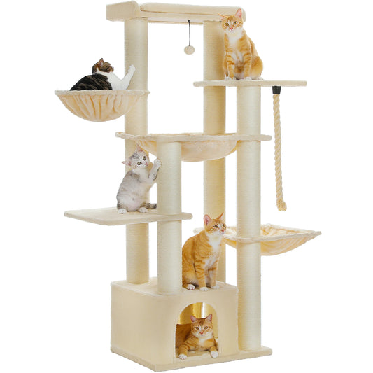 Cozy Condo, Large Perch, Deep Hammocks