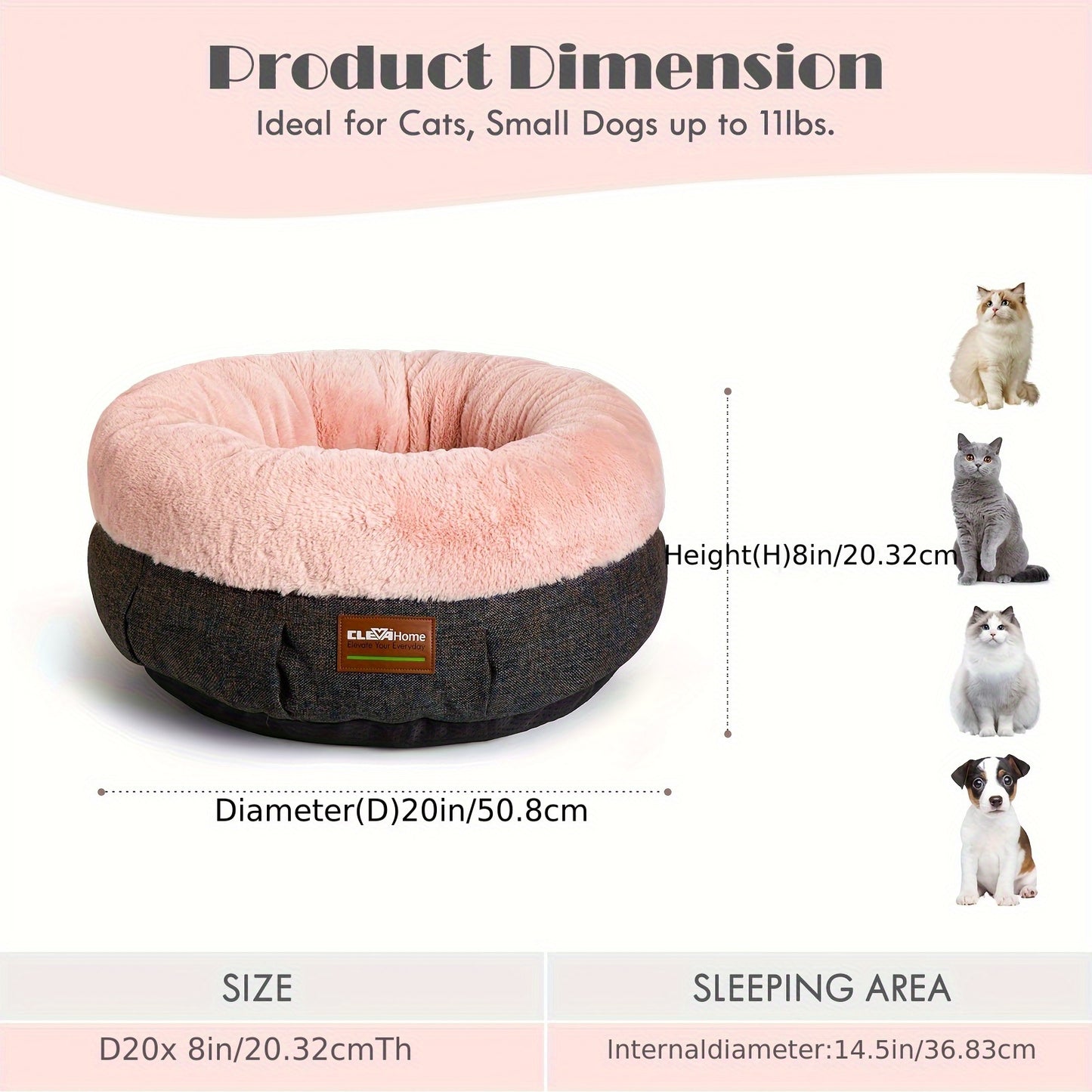 Cozy Cat Round Bed