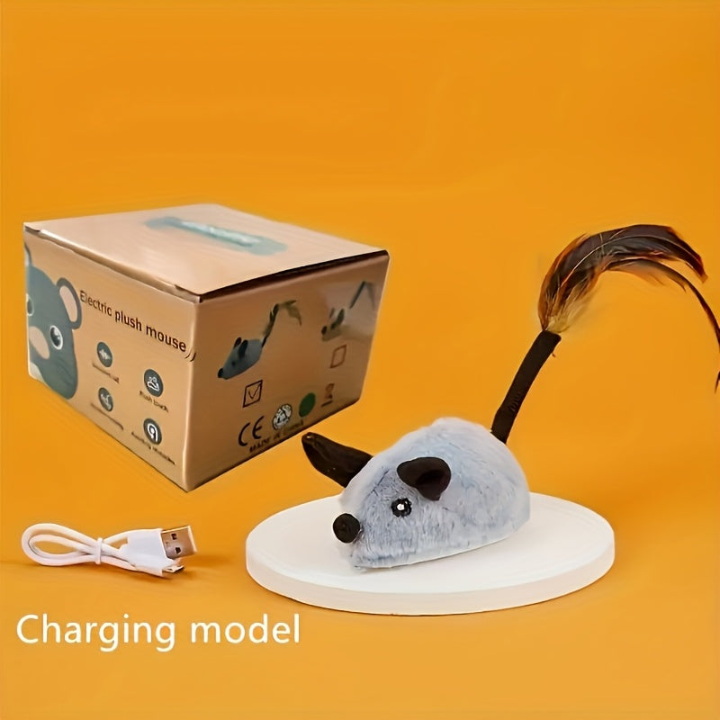 USB Interactive Plush Cat Toy