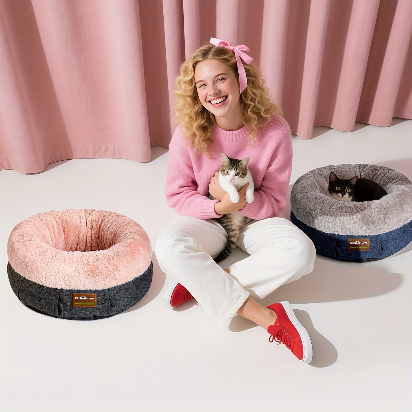 Cozy Cat Round Bed