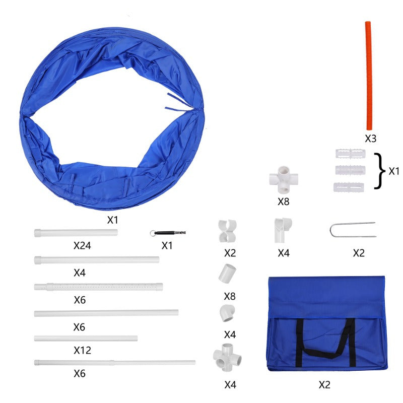 6pcs PVC Agility Training Equipment Set
